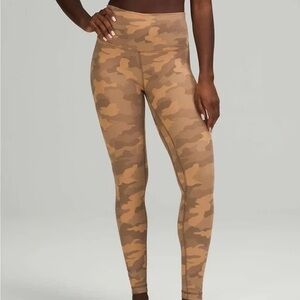 Lululemon Align 25” Camo Beige High-Waisted Leggings